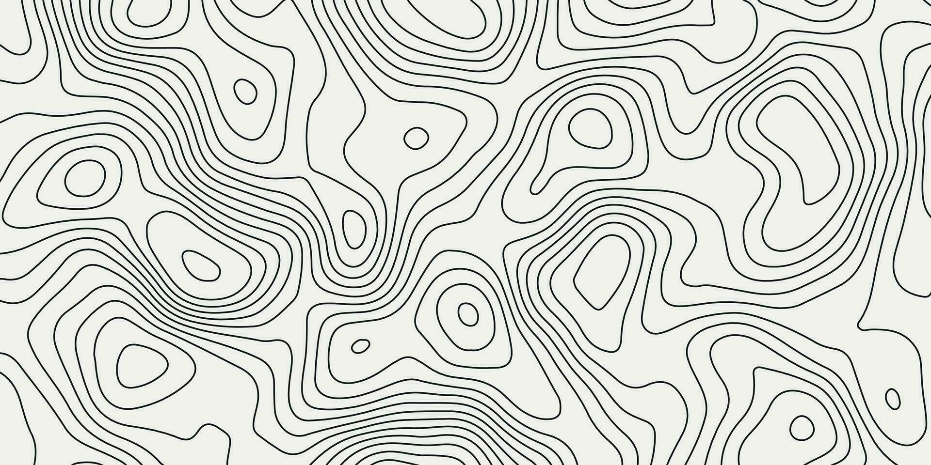 abstrakt Muster mit Linien. Hintergrund von das topografisch Karte. vektor