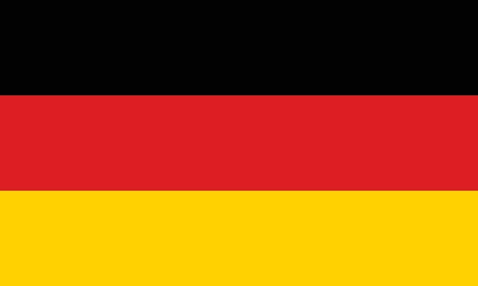 Deutschland Flagge Vektor Illustration mit offiziell Farben und genau Anteil