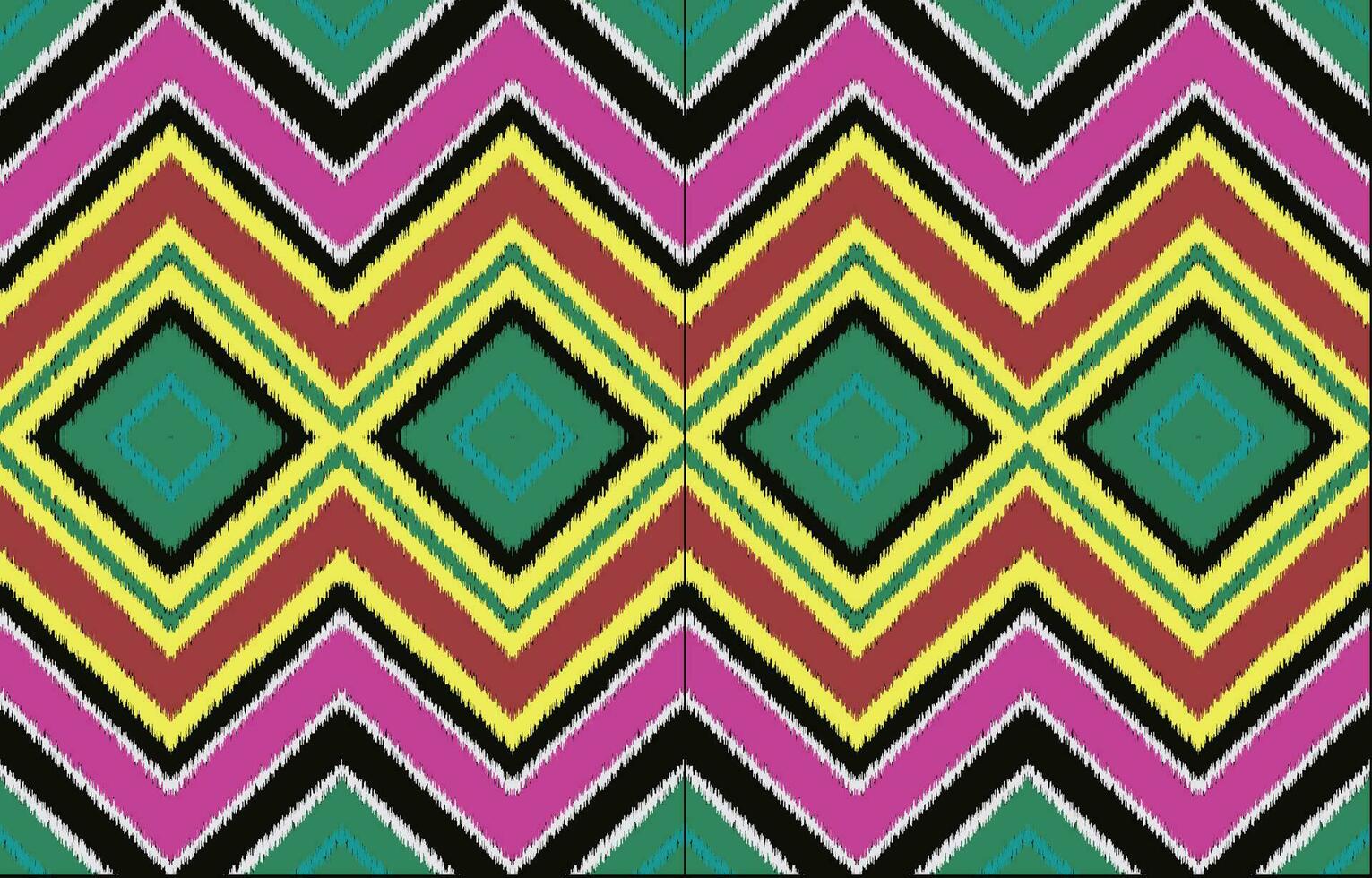 etnisk abstrakt ikat konst. aztec prydnad skriva ut. geometrisk etnisk mönster sömlös Färg orientalisk. design för bakgrund ,ridå, matta, tapet, Kläder, omslag, batik, vektor illustration.