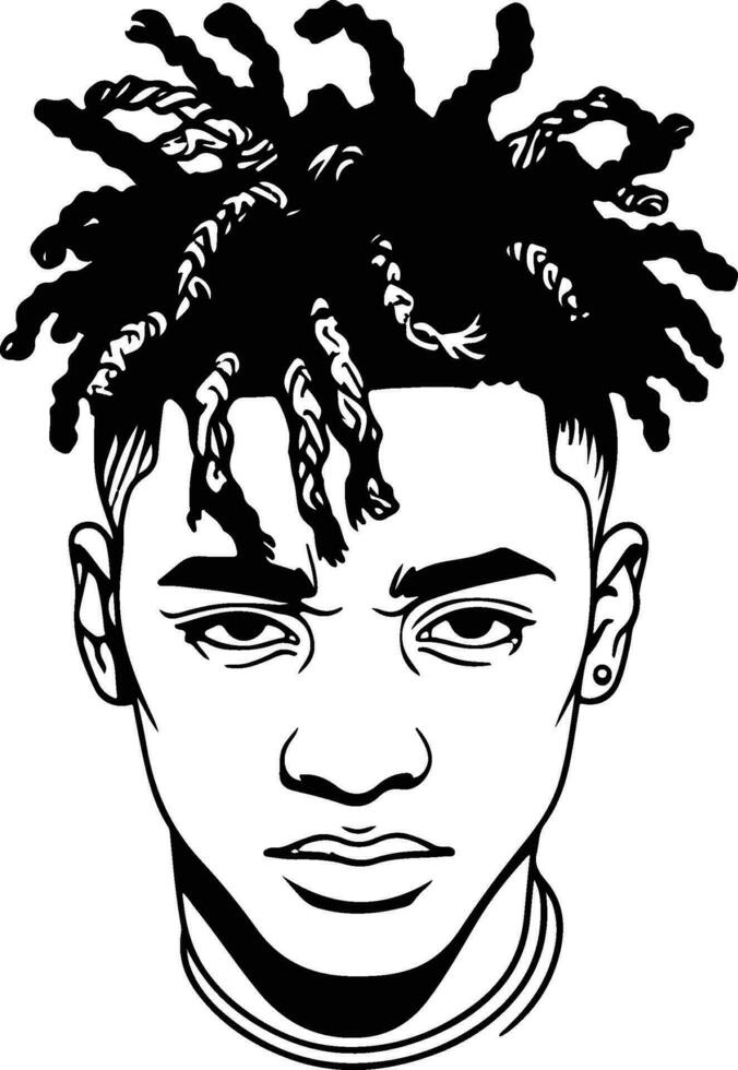 xxxtentacion Vektor Illustration