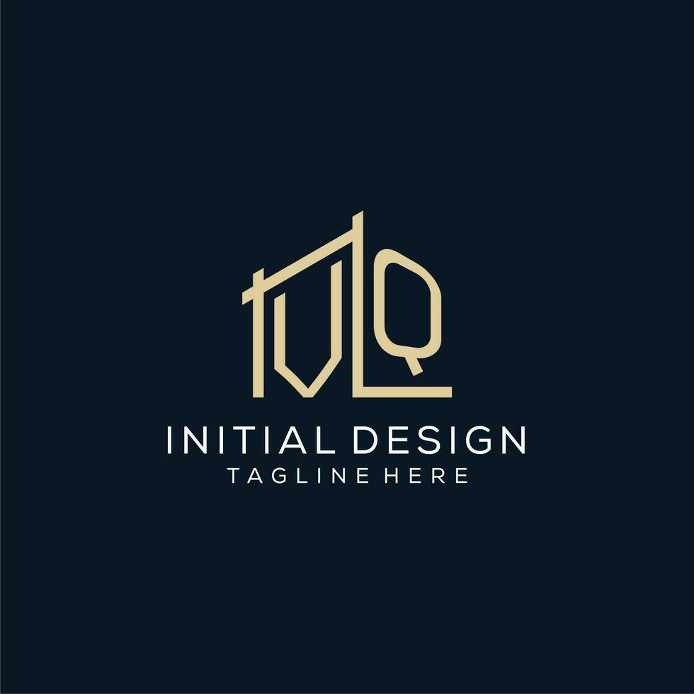 Initiale vq Logo, sauber und modern architektonisch und Konstruktion Logo Design vektor