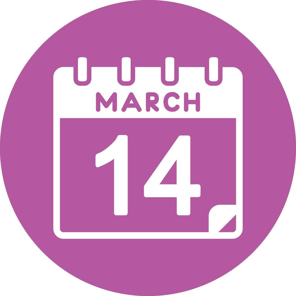 14 März Vektor Symbol