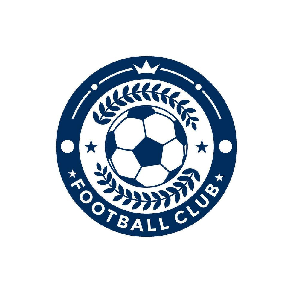 fotboll fotboll logotyp design vektor illustration, fotboll logotyp ikon mall