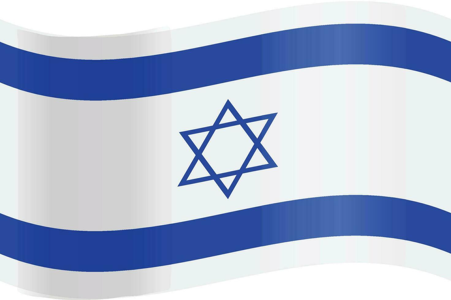 Vektor Illustration von Israel Flagge