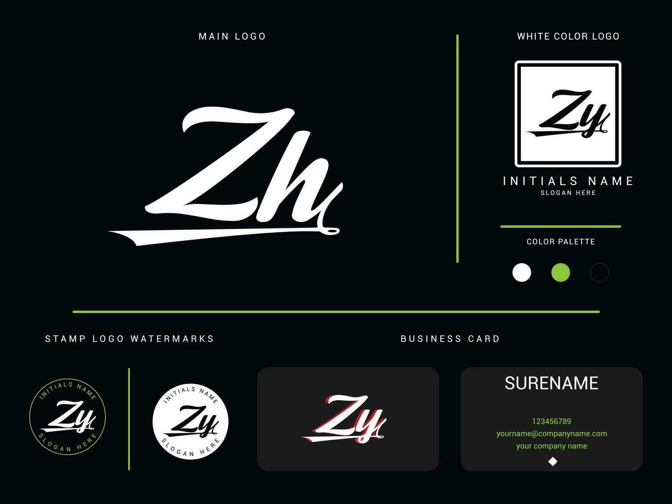 Monogramm zh Logo Vektor, Initiale bekleidung zh hz Luxus Mode Logo Brief Design vektor