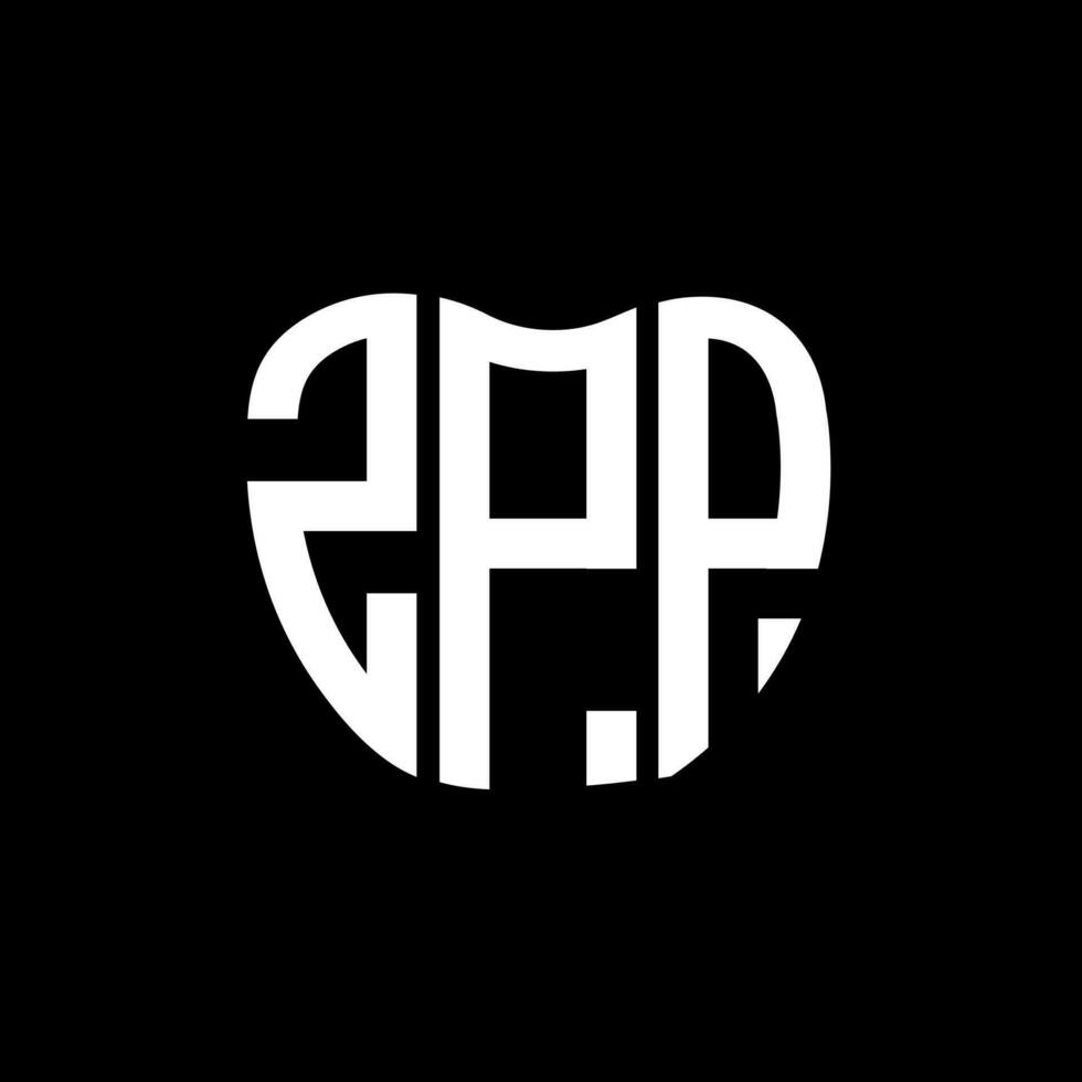 zpp brev logotyp kreativ design. zpp unik design. vektor