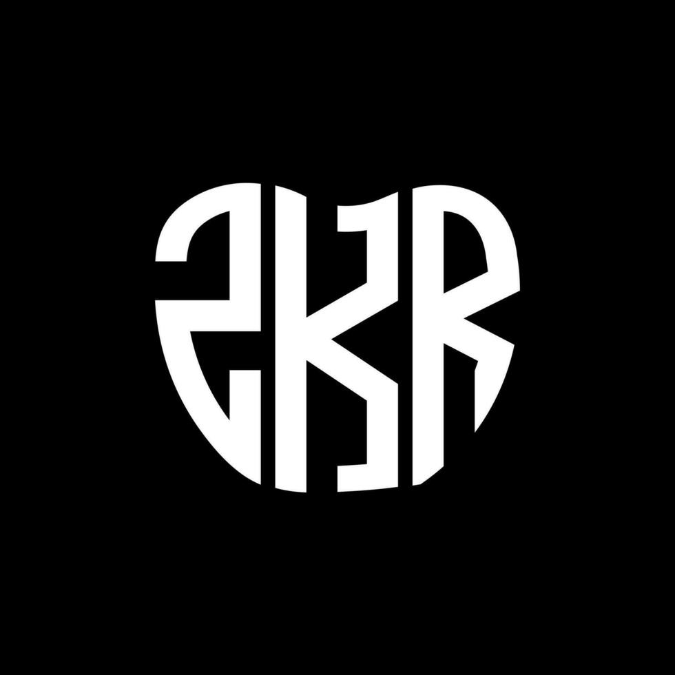 zkr Brief Logo kreativ Design. zkr einzigartig Design. vektor