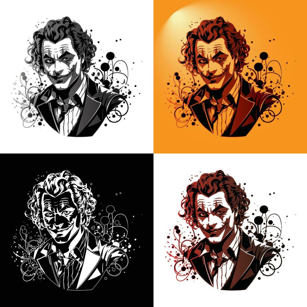 Joker Vektor Kunst und Aufkleber Design