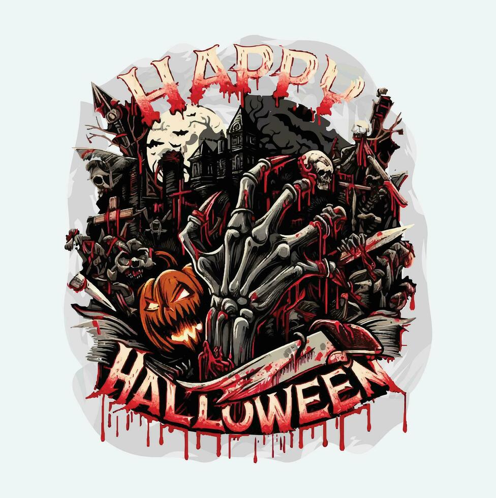 Lycklig halloween t-shirt design , halloween svg, glad halloween t-shirt design fil, glad halloween citat design vektor