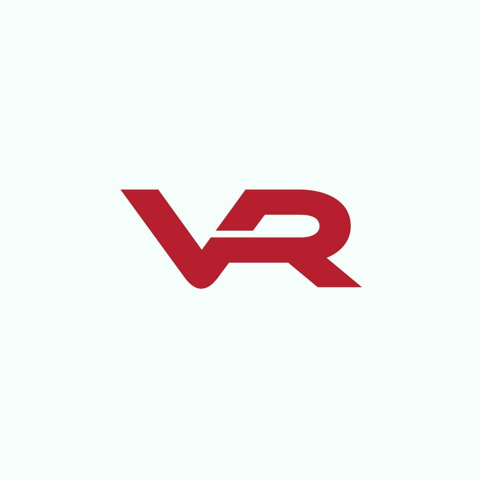 vr Text Logo Vektor