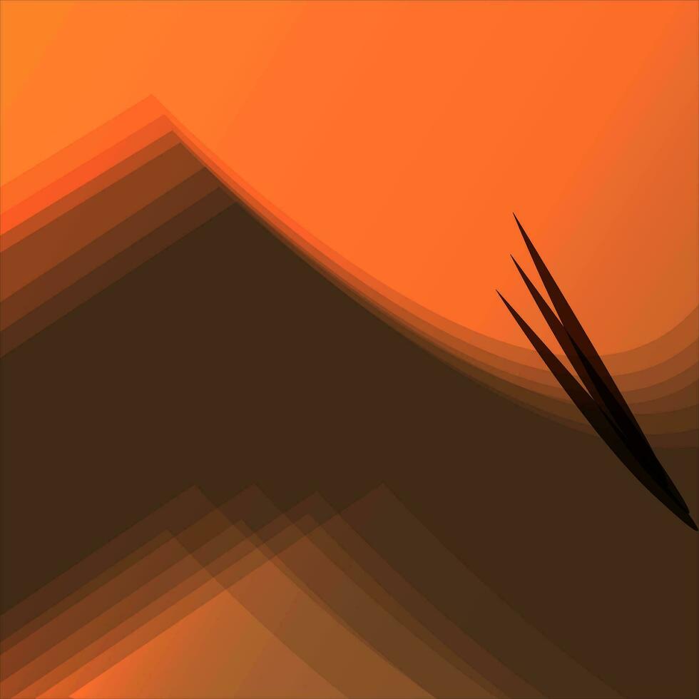 abstrakt Hintergrund mit Orange und Gelb Farben vektor