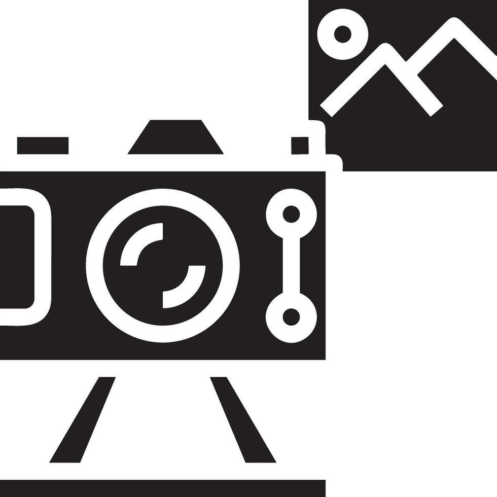 kamera fotografi ikon symbol vektor bild. illustration av multimedia fotografisk lins grafisk design bild