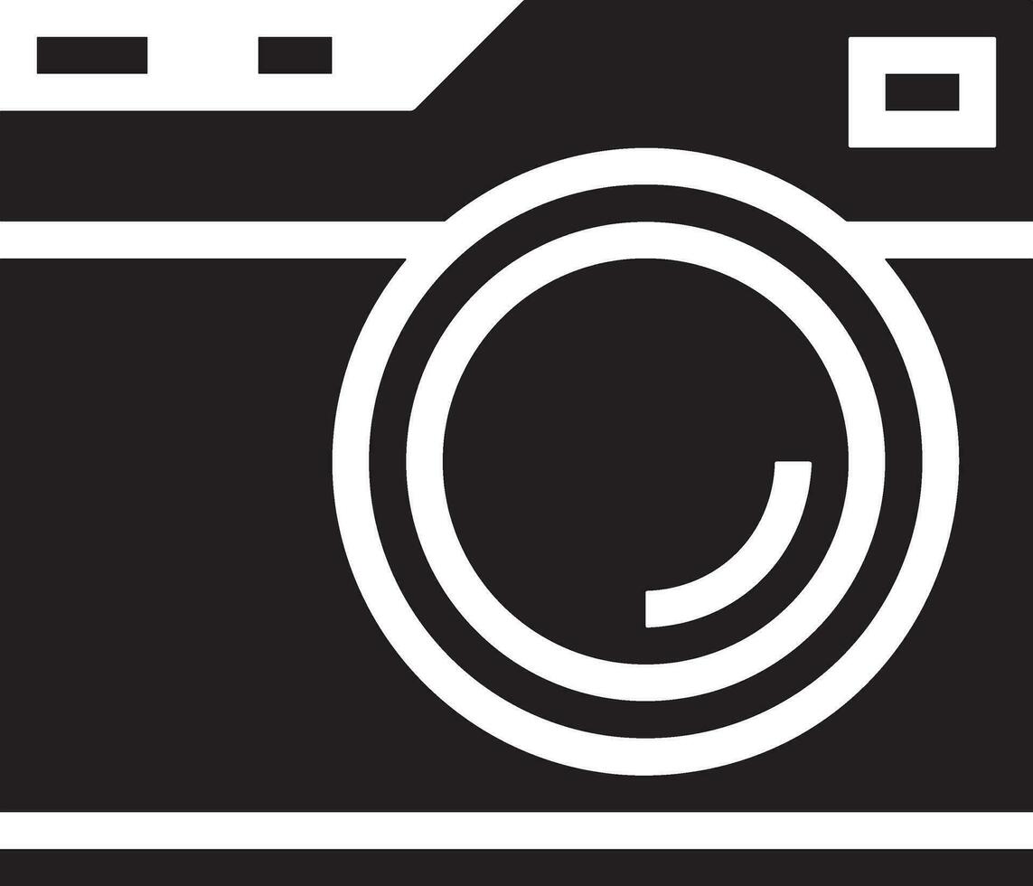 kamera fotografi ikon symbol vektor bild. illustration av multimedia fotografisk lins grafisk design bild