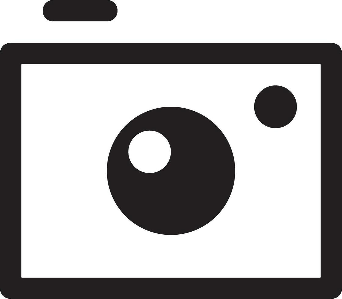 Kamera Fotografie Symbol Symbol Vektor Bild. Illustration von Multimedia fotografisch Linse Grafik Design Bild