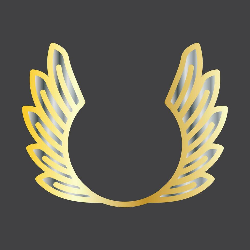 geflügelt Rahmen. fliegend Vogel Schild Emblem, Adler Flügel Abzeichen Rahmen und retro Luftfahrt schnell Flügel Symbol vektor