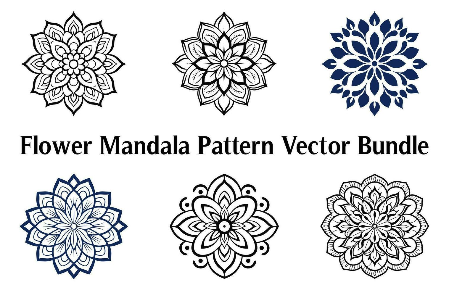 kostenlos abstrakt kreisförmig Muster Mandala Vektor, Mandala Linie Zeichnung Design, Zier Mandala mit Blumen- Muster, Zier Luxus Mandala Muster, einstellen von Vektor Boho Mandala Illustration