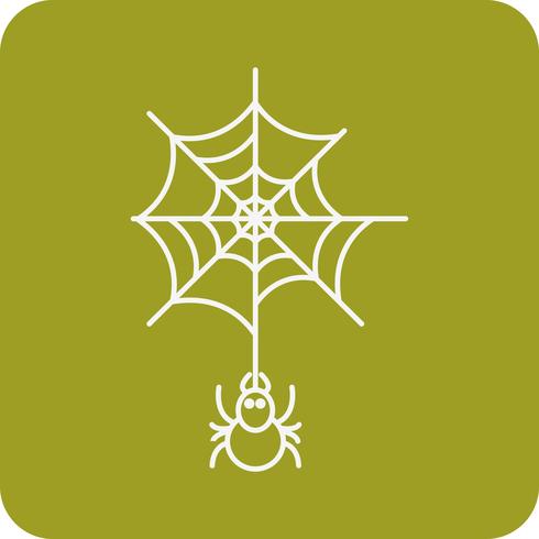 vektor spindel webben ikon