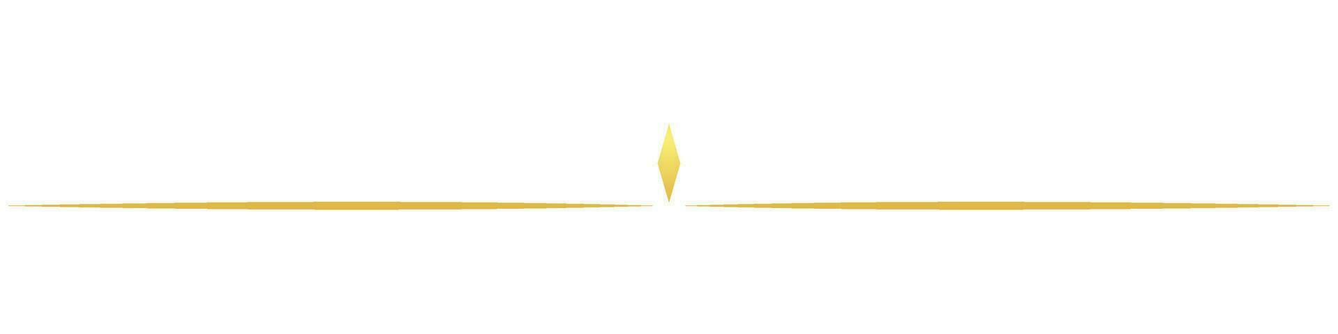 golden Jahrgang Linien dekorativ Elemente Rand Blume Sammlung vektor