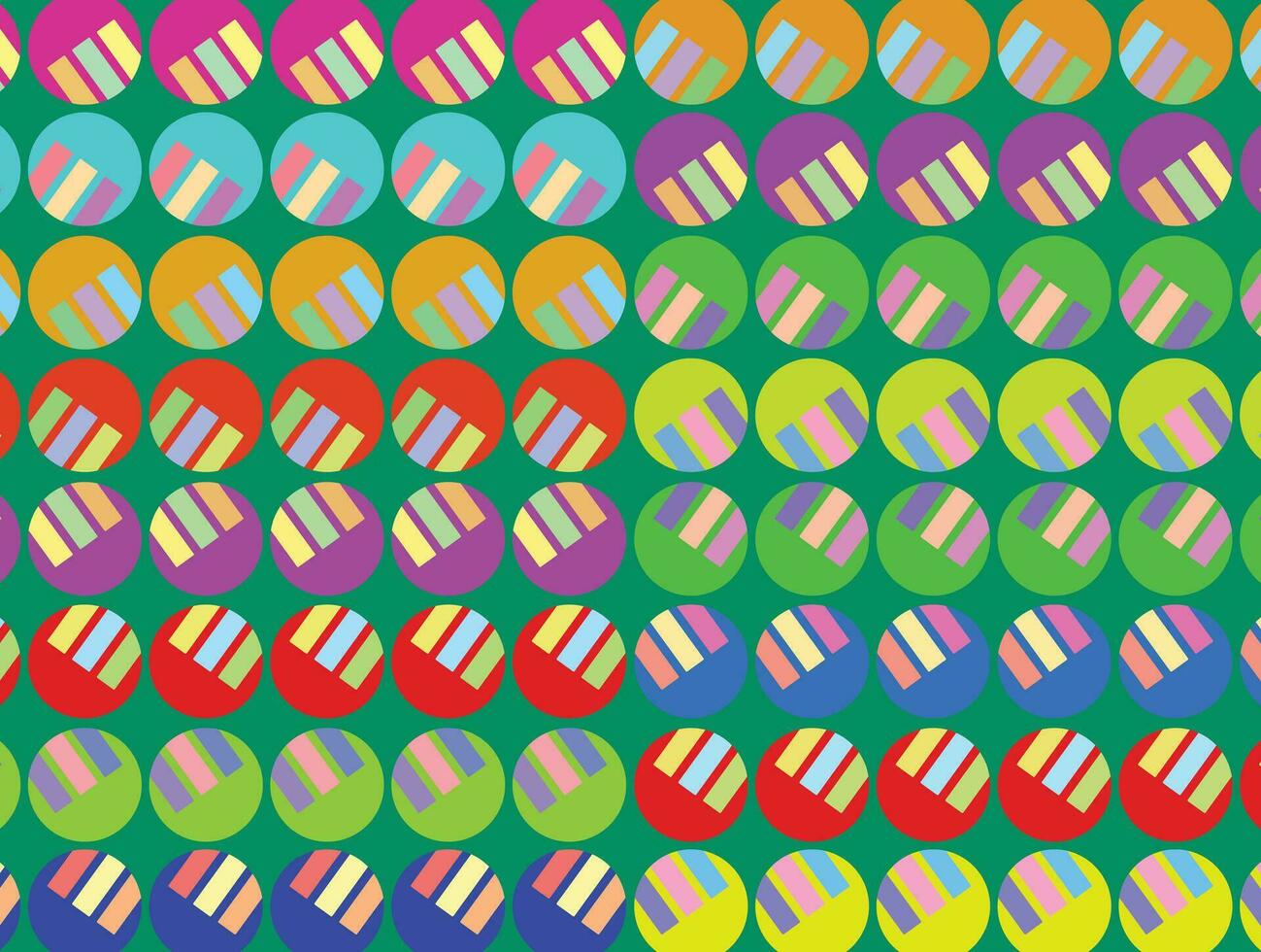 geometrisch Muster Hintergrund im voll Farbe zum Hintergrund Design. vektor