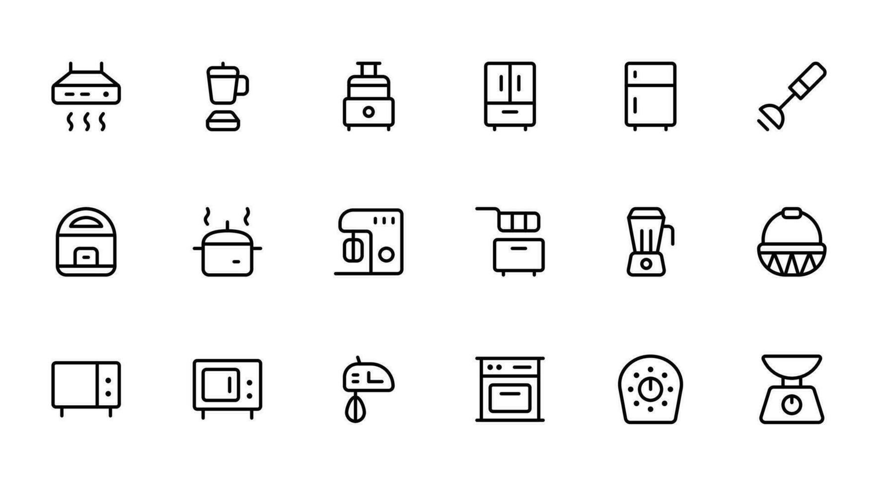 Zuhause Gerät, elektronisch Symbol Vektor einstellen Design mit editierbar Schlaganfall. Linie, solide, eben Linie, dünn Stil und geeignet zum Netz Buchseite, Handy, Mobiltelefon Anwendung, ui, ux Design.