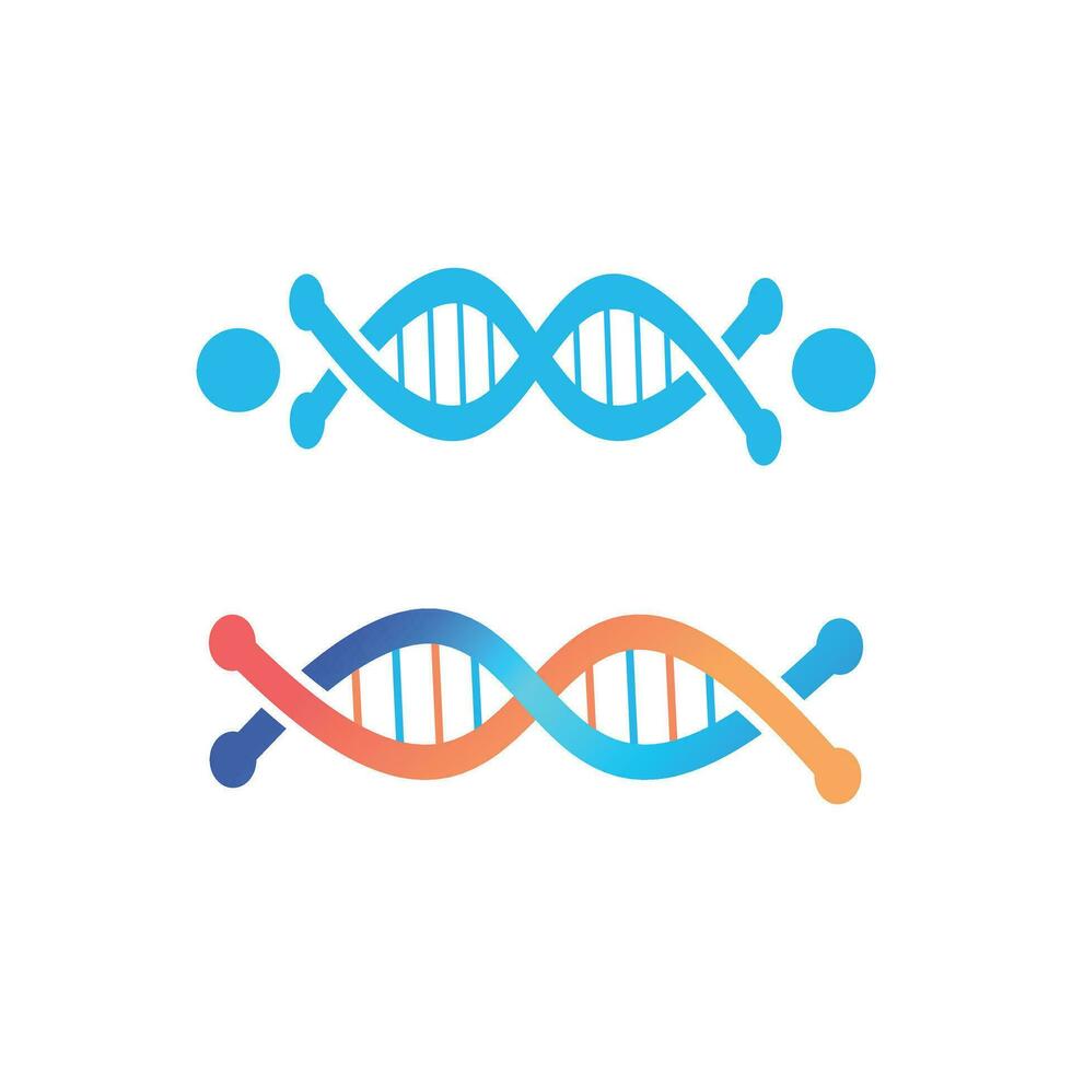 Molekül DNA Design Element Symbol mit kreativ modern Konzept vektor