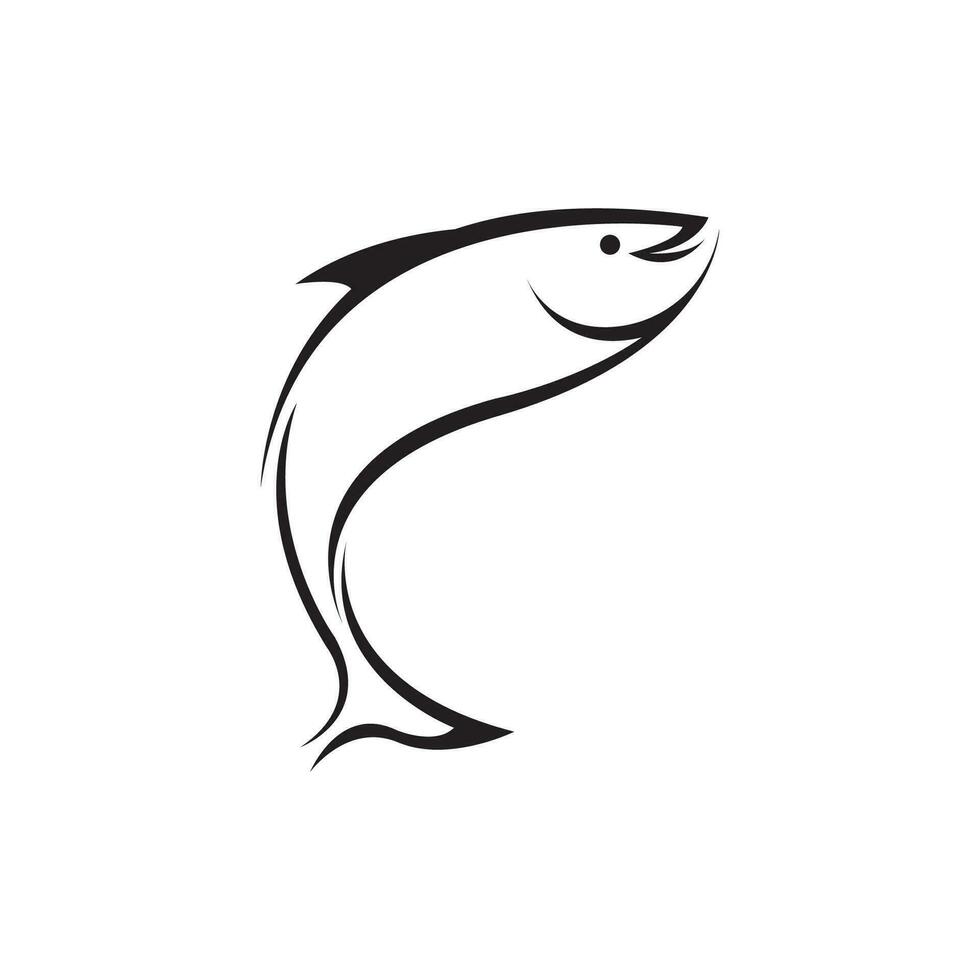 Fisch-Logo-Vorlage vektor