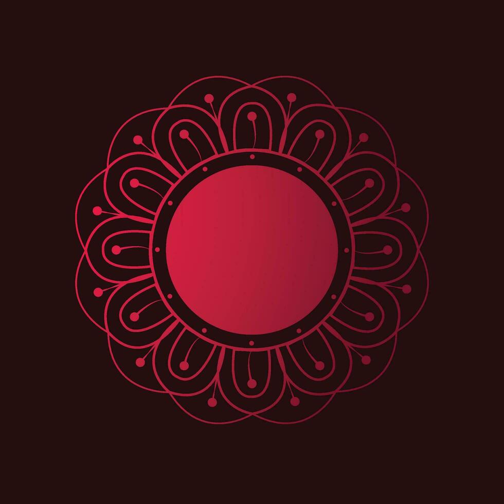 abstrakt Mandala Meditation Symbol Hintergrund vektor