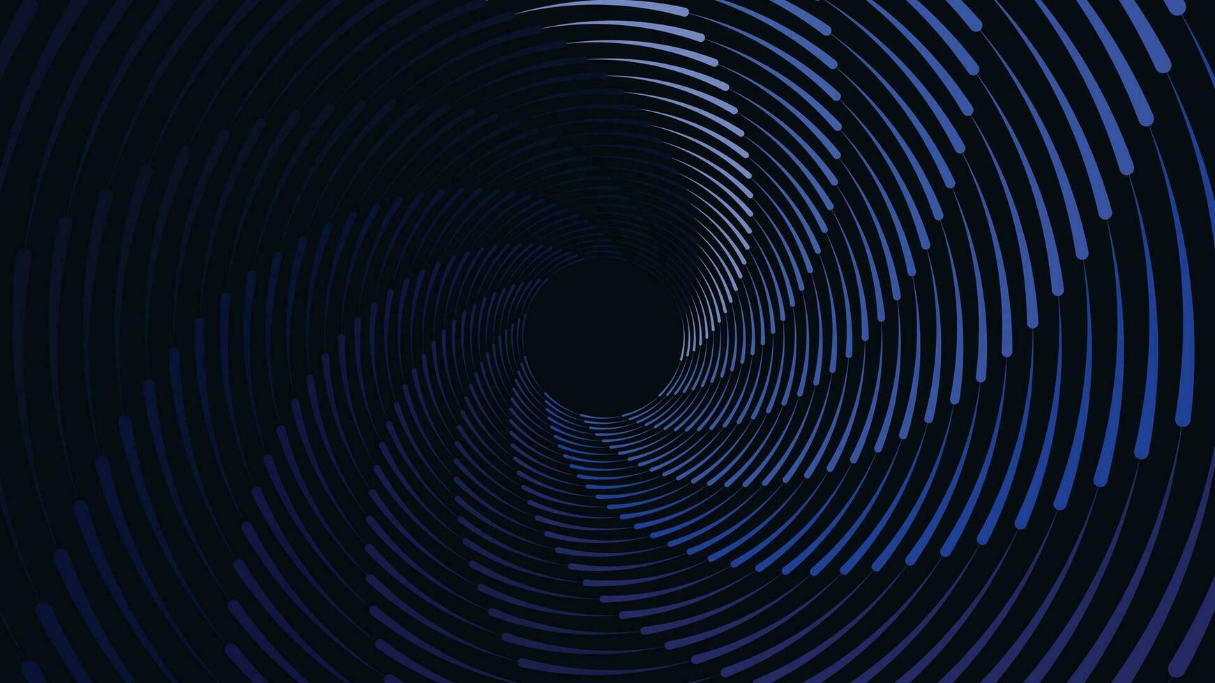 abstrakt spiral mörk blå bakgrund vektor