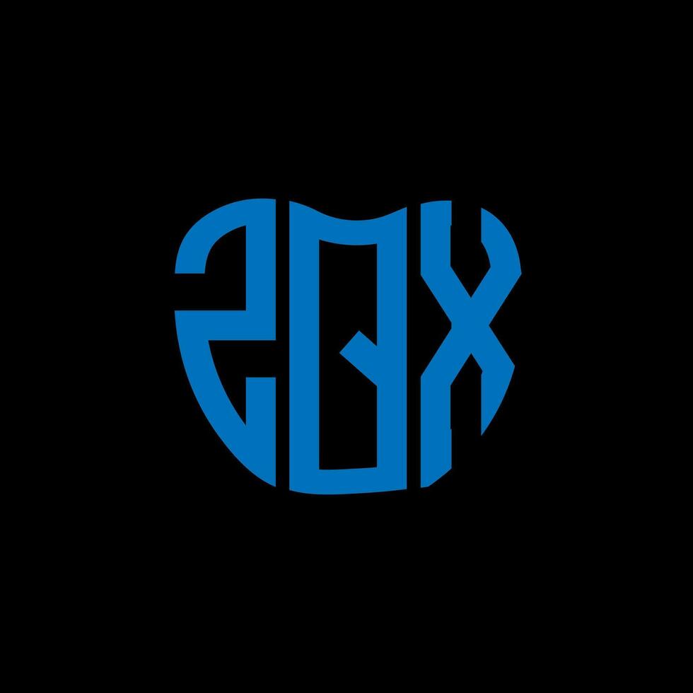 zqx Brief Logo kreativ Design. zqx einzigartig Design. vektor