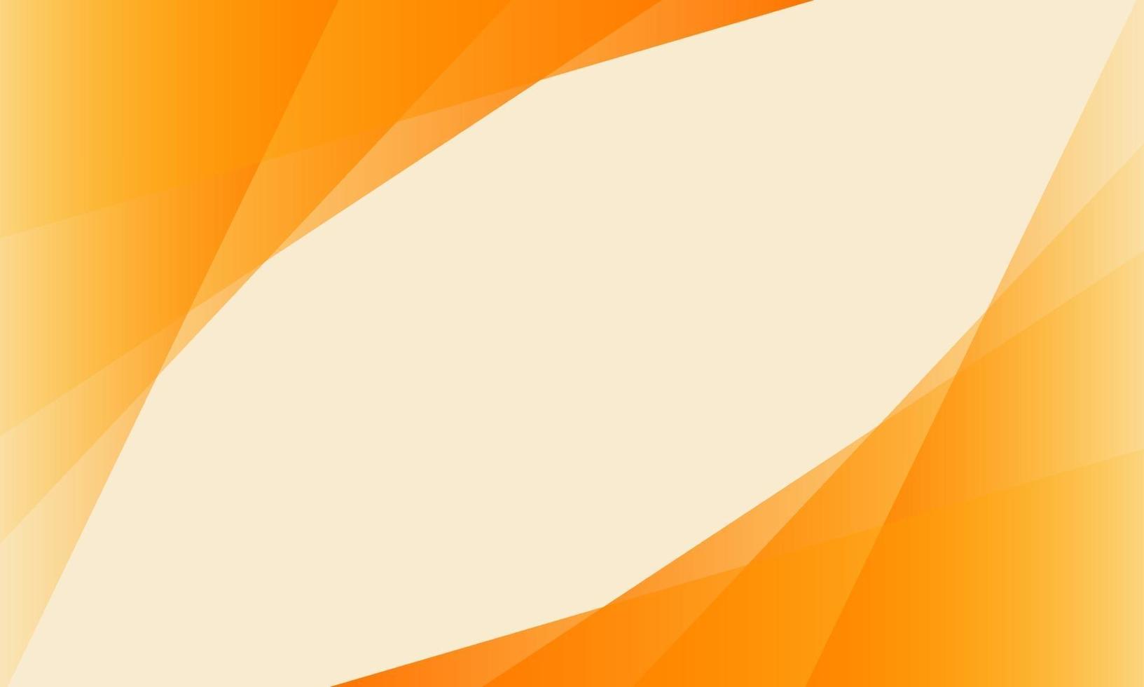 stilvoller glänzender orangefarbener Hintergrund mit geschwungenen Formen vektor