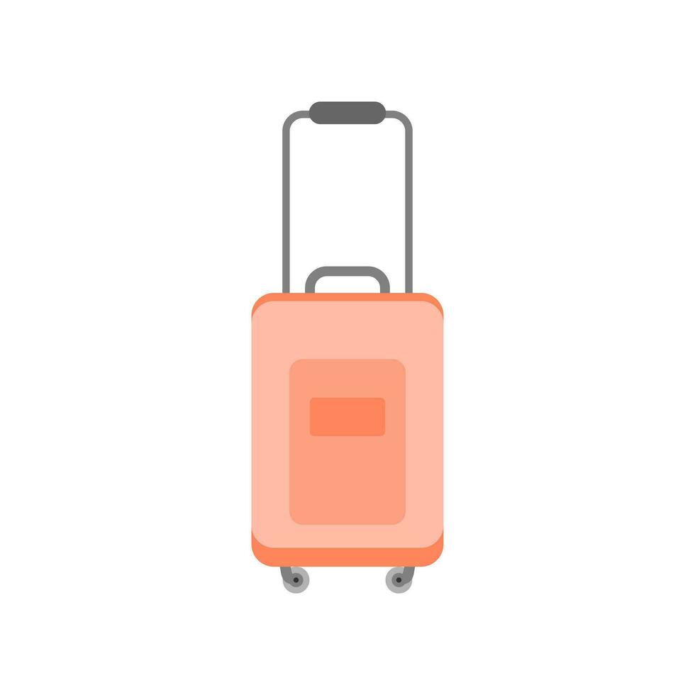 bagage för resa resväska för semester och resa vektor illustration på vit bakgrund