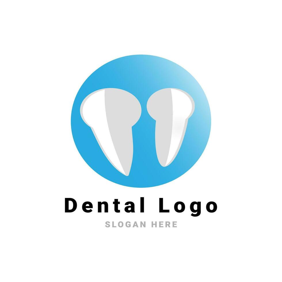 logotyp design för dental vård, för dental klinik behov, dental vektor lämplig för din företag