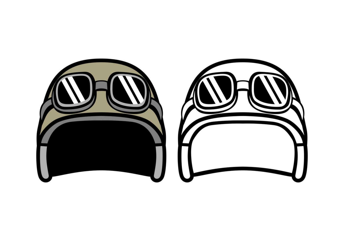 Motorrad Reiten Helm Design Illustration vektor