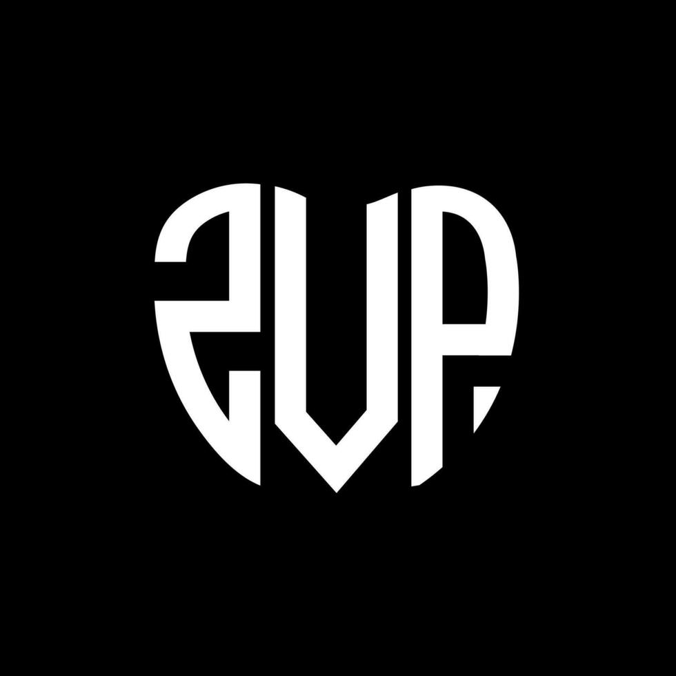 zvp brev logotyp kreativ design. zvp unik design. vektor