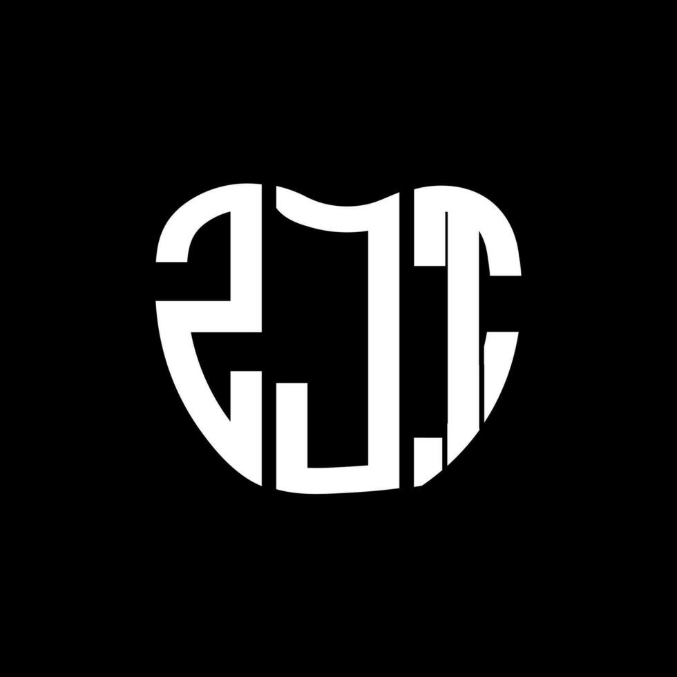 zjt brev logotyp kreativ design. zjt unik design. vektor