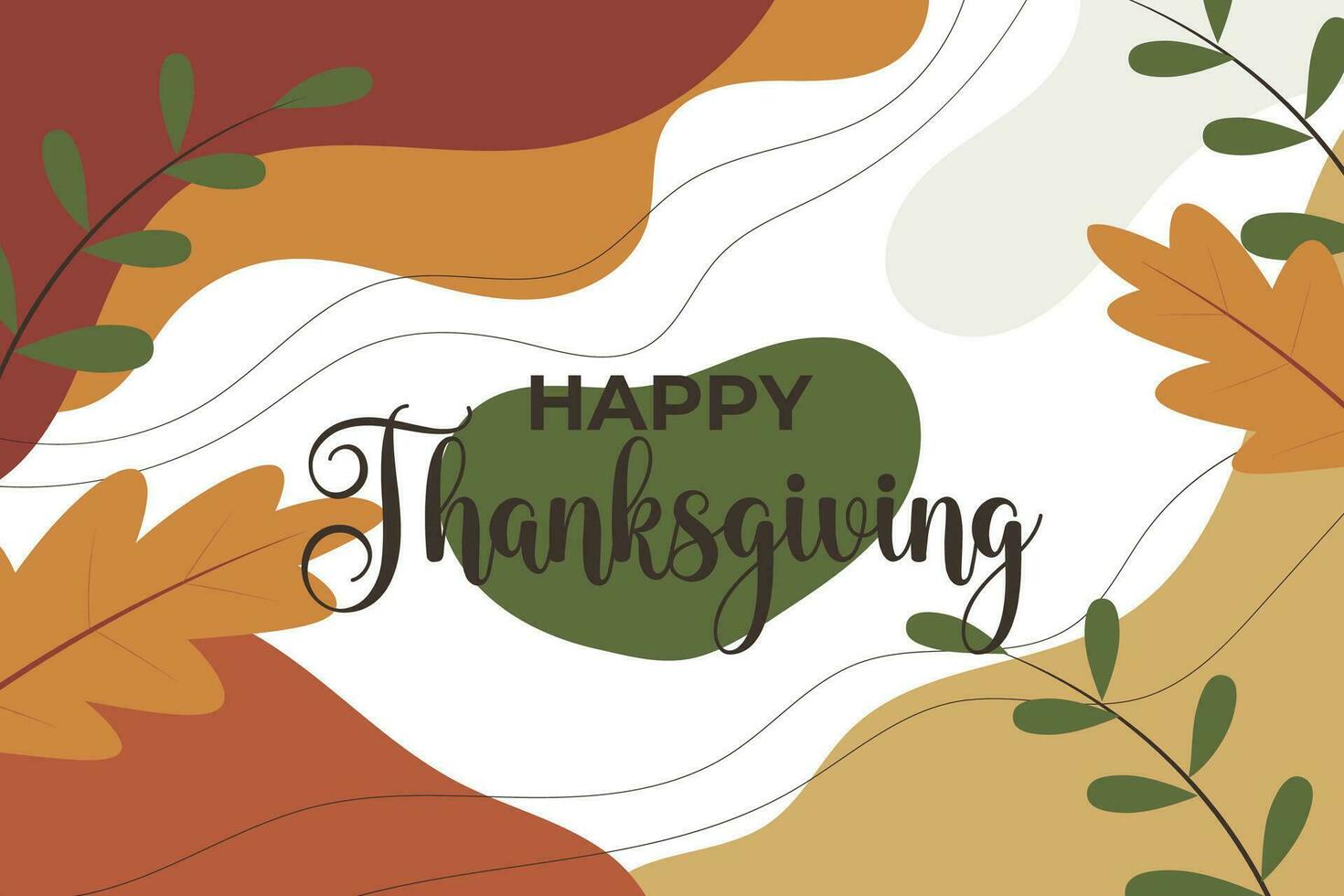 Thanksgiving day banner bakgrund vektor