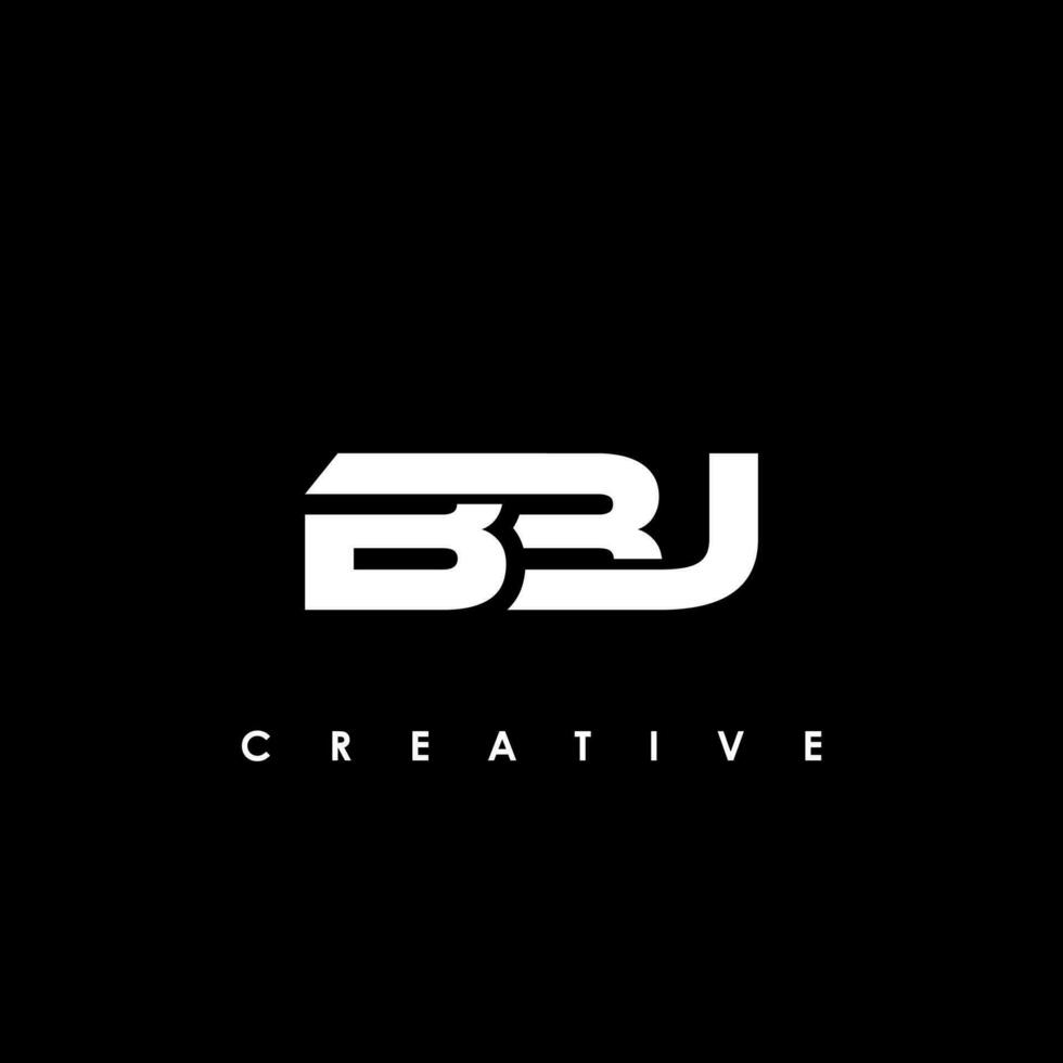 bbj Brief Initiale Logo Design Vorlage Vektor Illustration