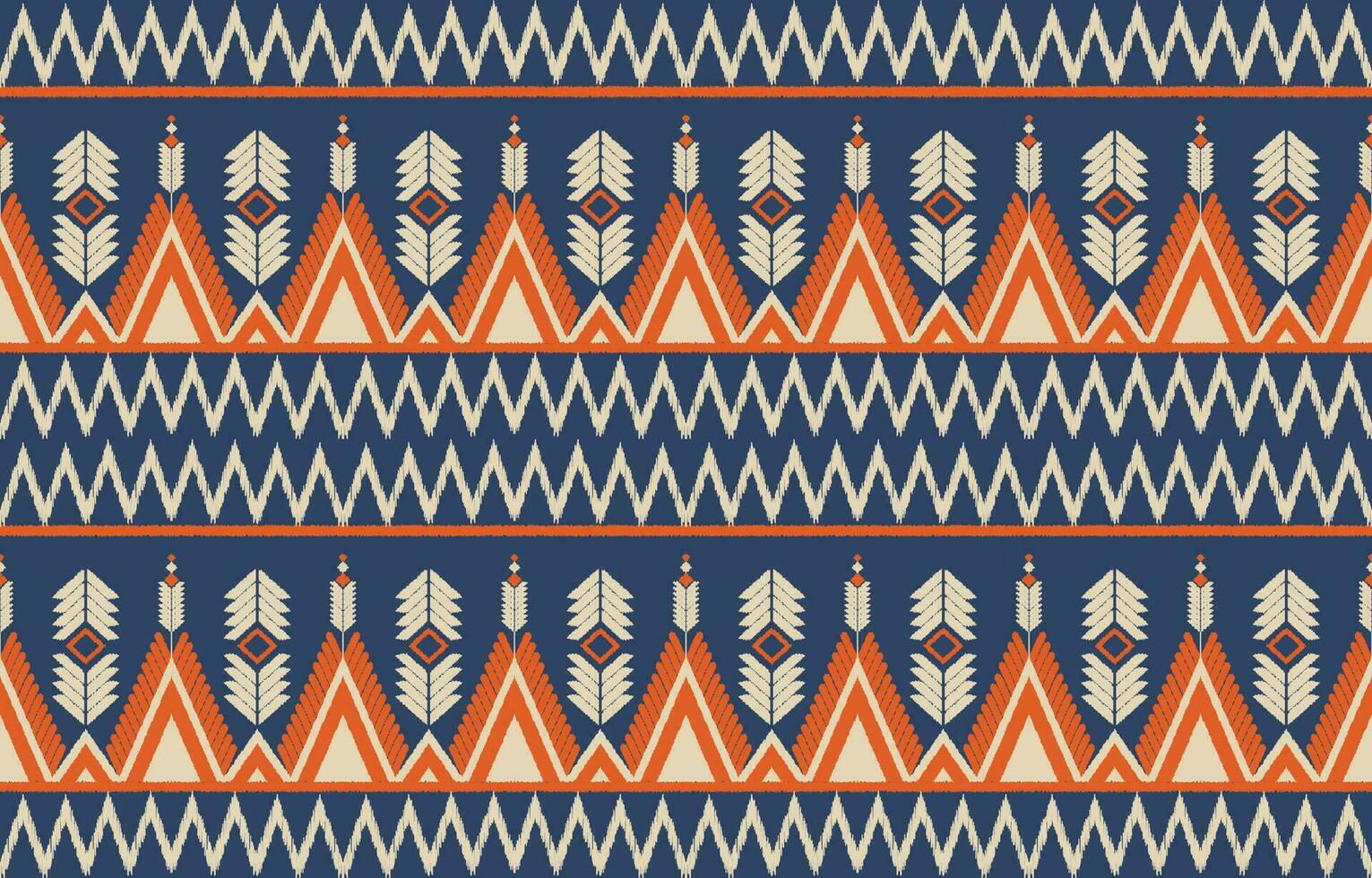 etnisk abstrakt ikat konst. aztec prydnad skriva ut. geometrisk etnisk mönster sömlös Färg orientalisk. design för bakgrund ,ridå, matta, tapet, Kläder, omslag, batik, vektor illustration.