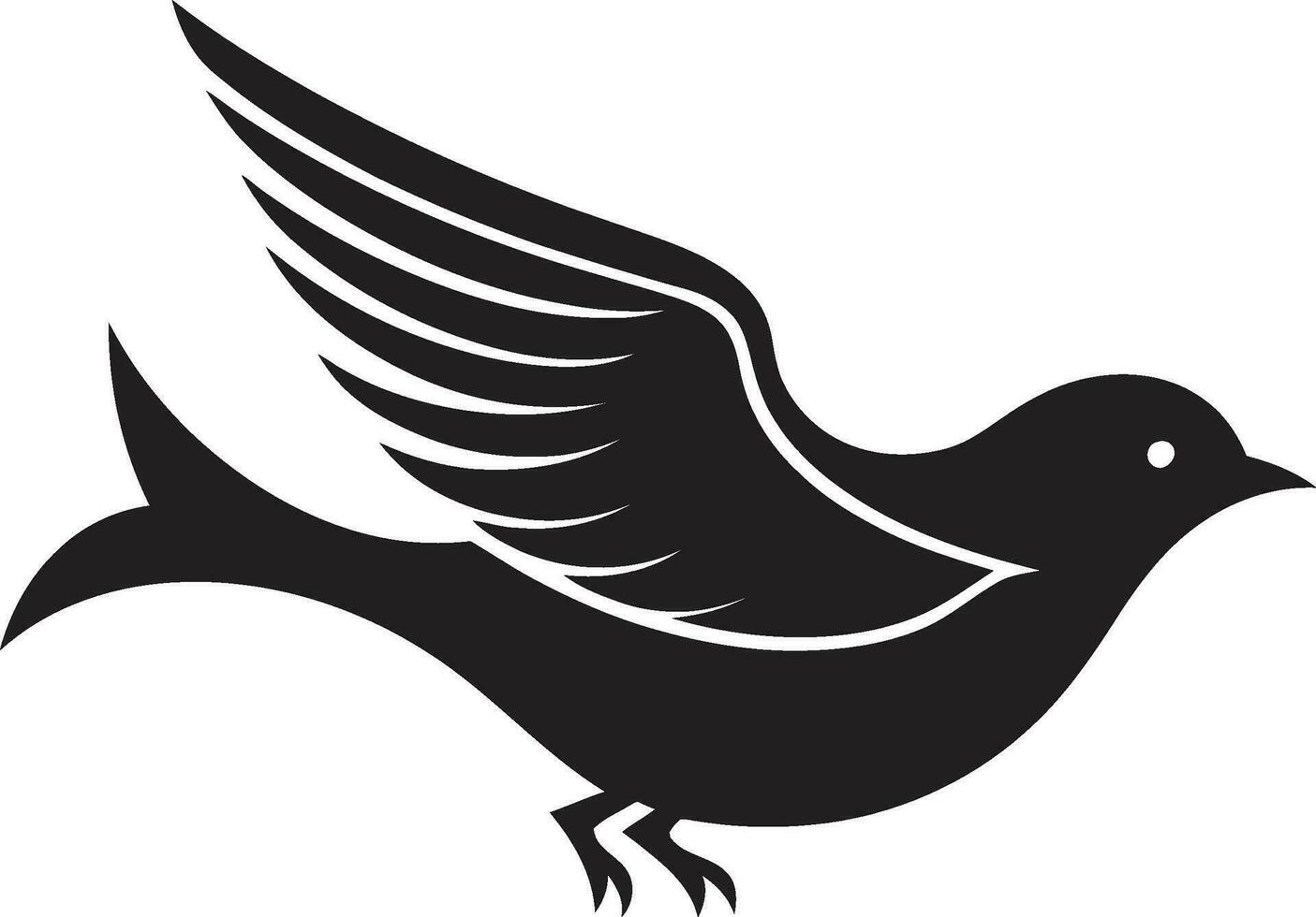 geometrisch Tukan Symbol majestätisch Adler Abzeichen vektor