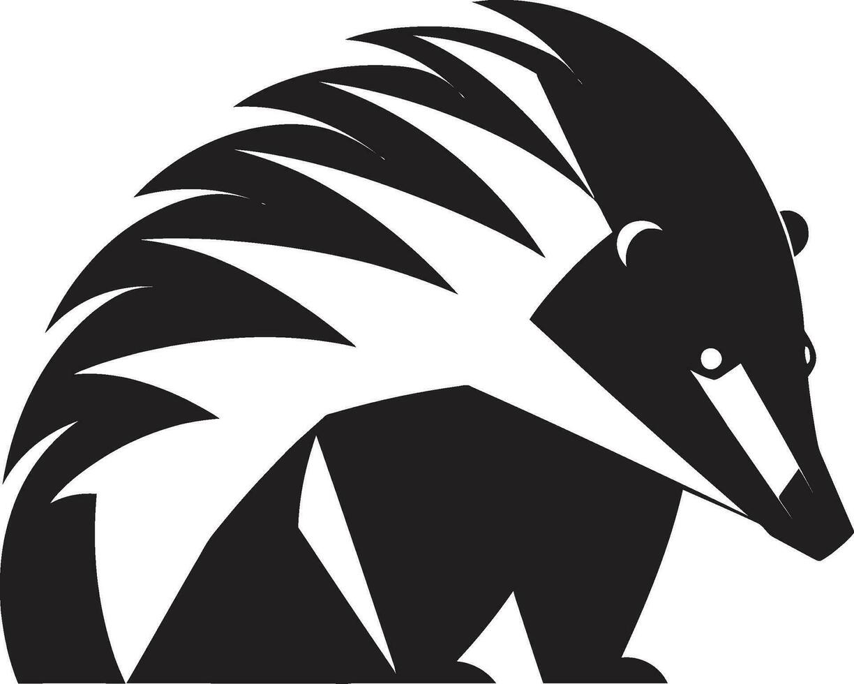 tidlös svart myrslok logotyp en mästerverk i vektor konst elegant och eleganta svart vektor myrslok emblem