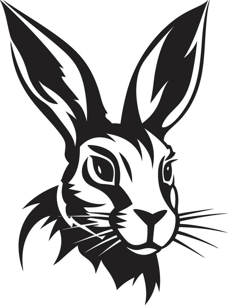 schwarz Hase Vektor Logo ein zeitlos und klassisch Logo zum Ihre Geschäft schwarz Hase Vektor Logo ein Fett gedruckt und auffällig Logo zum Ihre Unternehmen