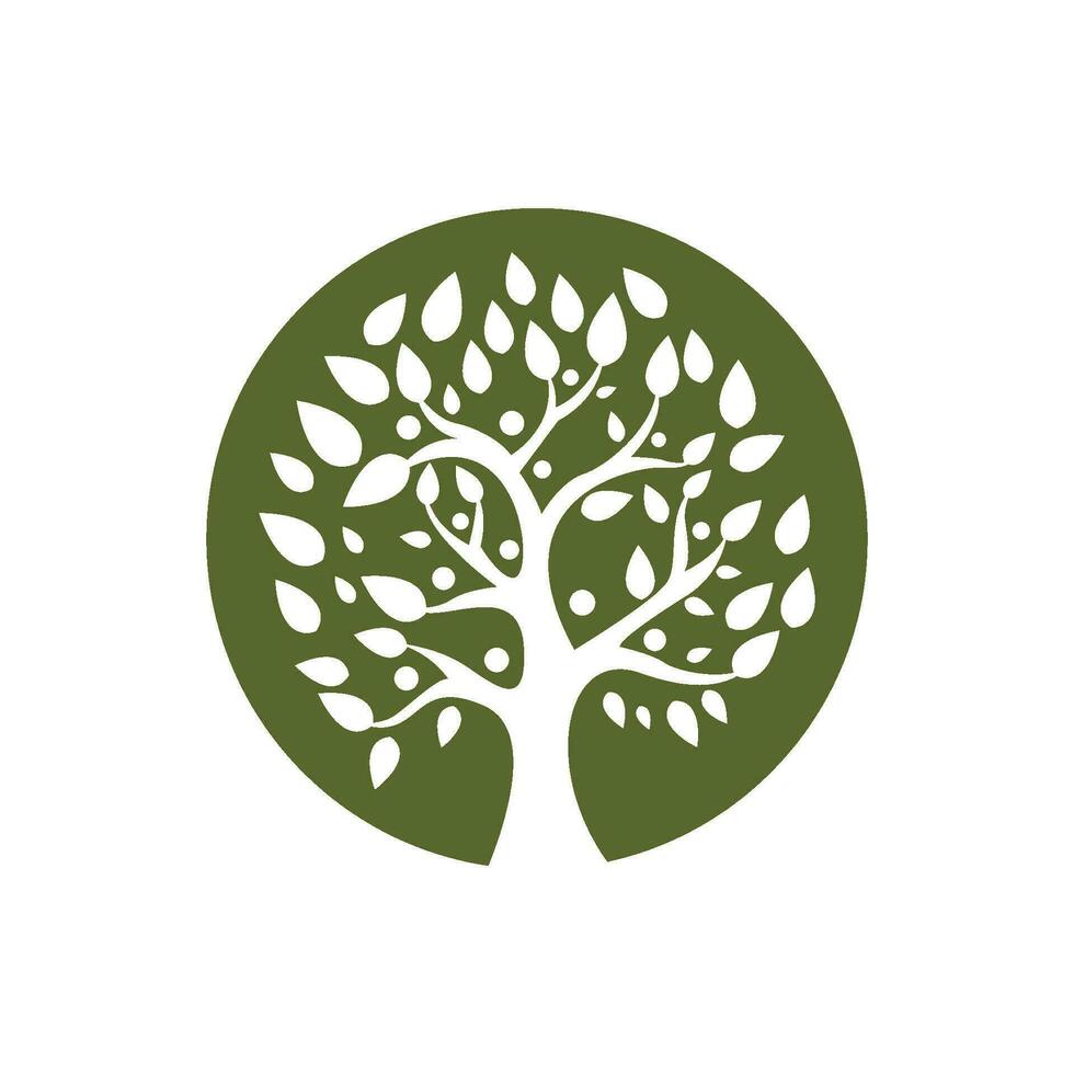 släktträd logotyp mall vektor