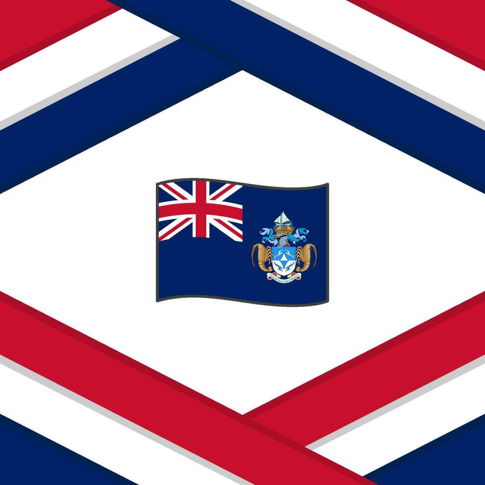 tristan da cunha flagga abstrakt bakgrund design mall. tristan da cunha oberoende dag baner social media posta. tristan da cunha mall vektor