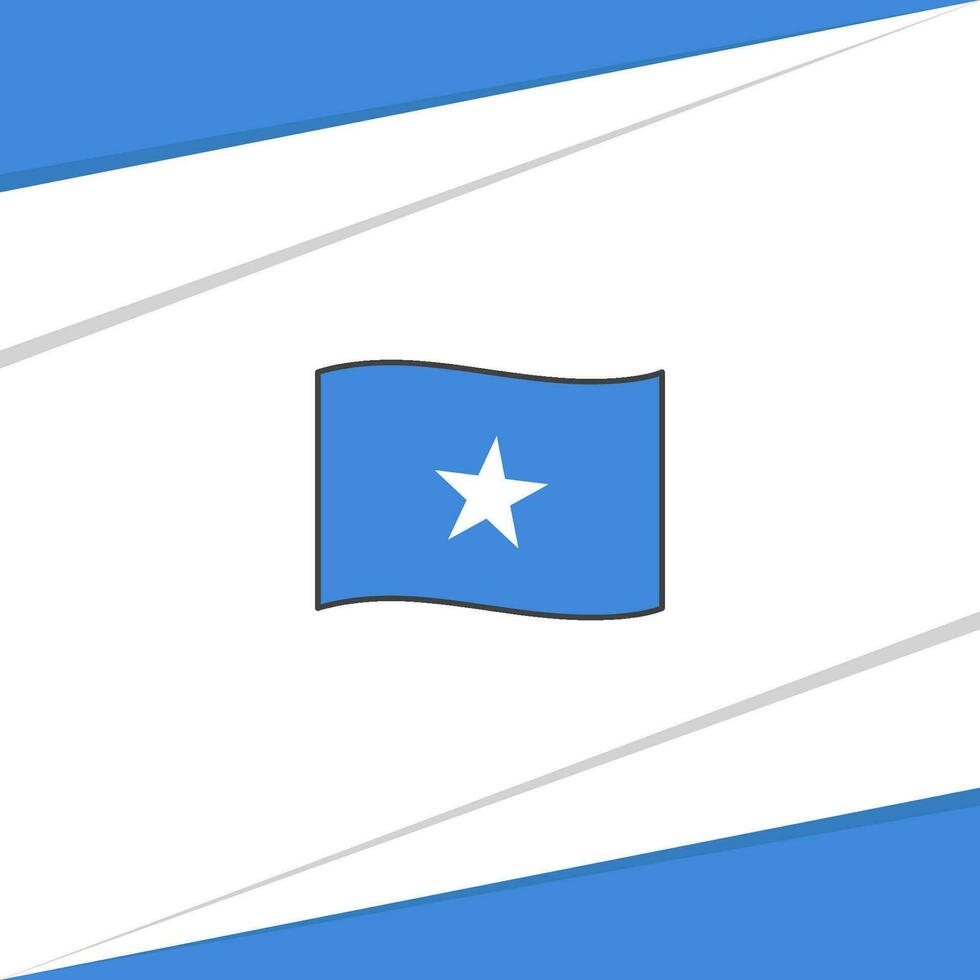 Somalia Flagge abstrakt Hintergrund Design Vorlage. Somalia Unabhängigkeit Tag Banner Sozial Medien Post. Somalia Design vektor