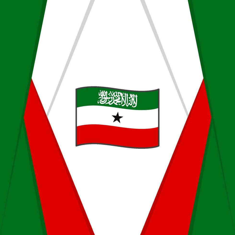 somaliland Flagge abstrakt Hintergrund Design Vorlage. somaliland Unabhängigkeit Tag Banner Sozial Medien Post. somaliland Hintergrund vektor