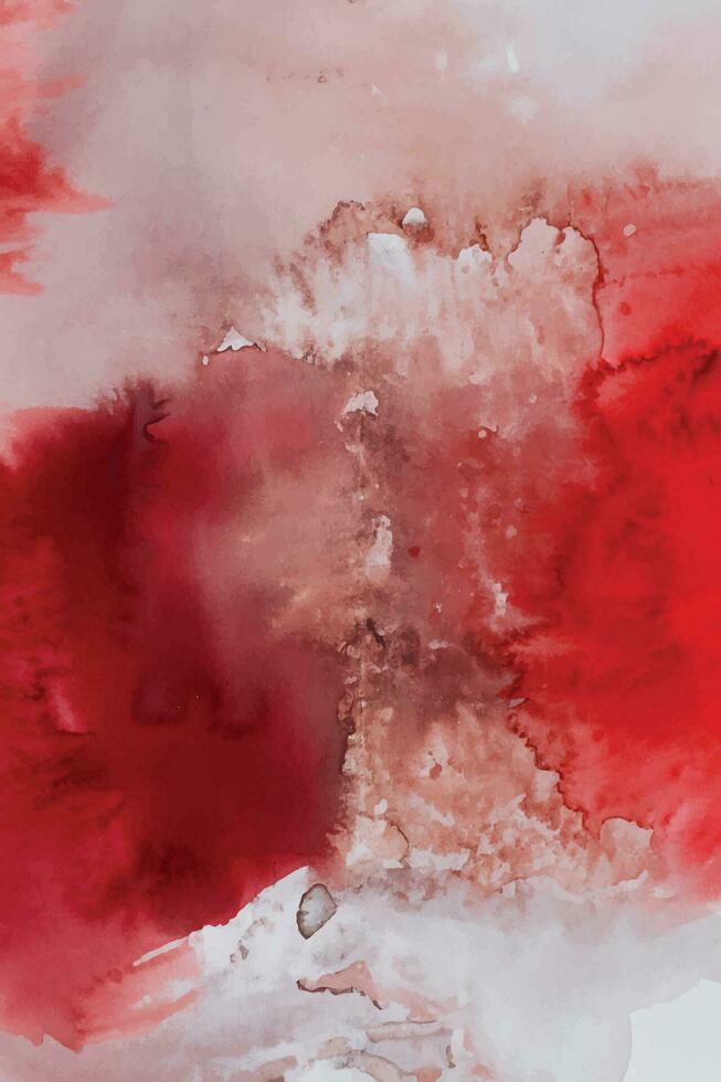 rot Aquarell beflecken Hintergrund vektor