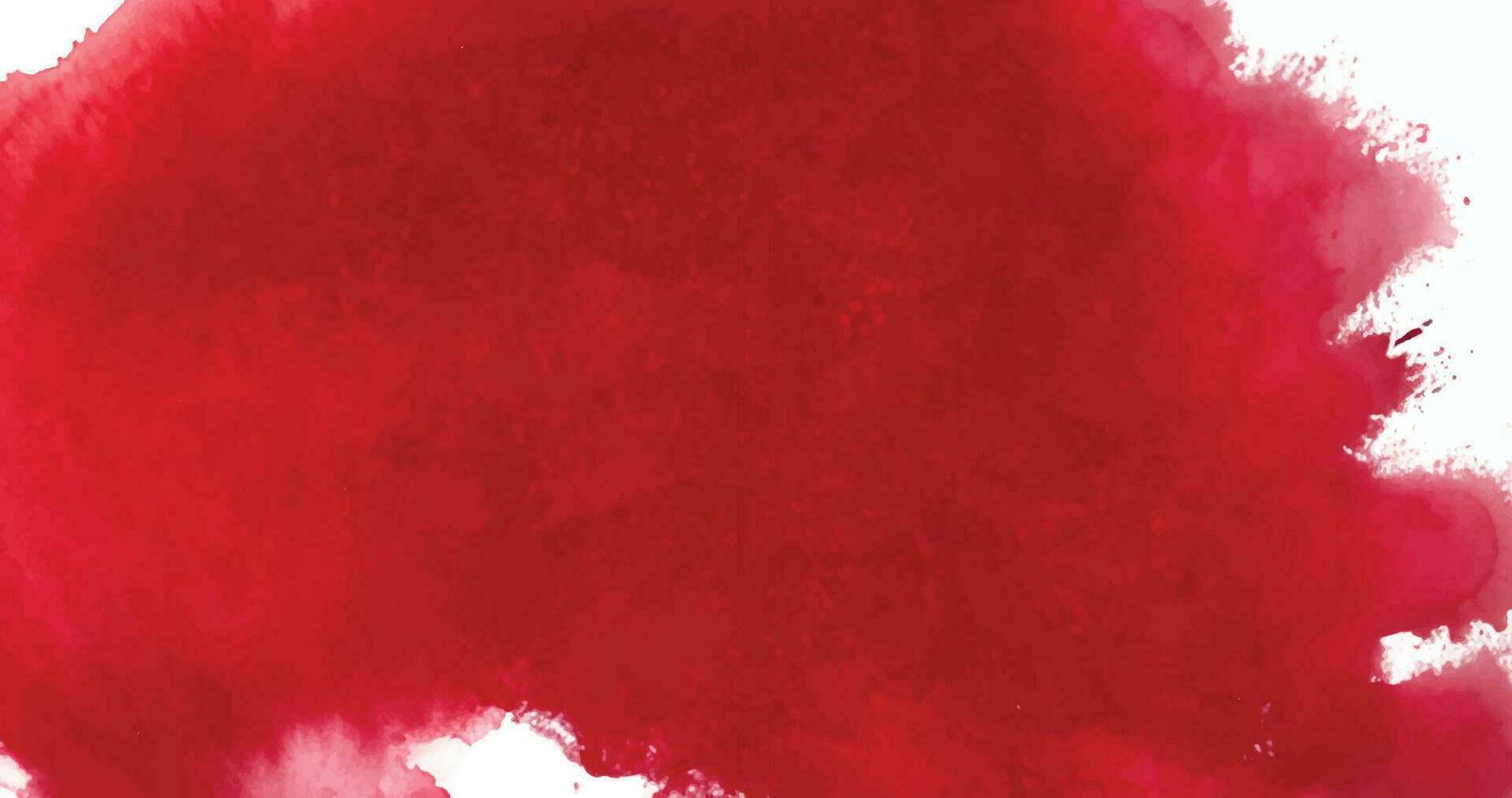 röd vattenfärg färga bakgrund vektor