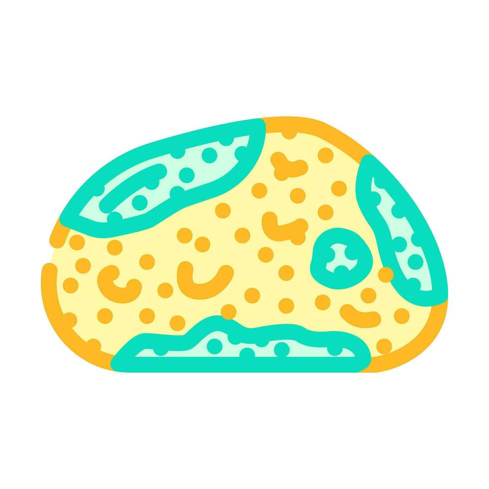bröd rutten mat Färg ikon vektor illustration