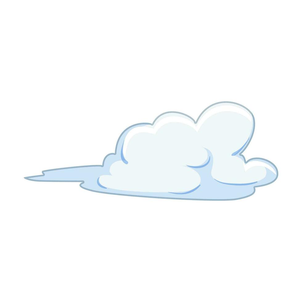 atmosfär moln tecknad serie vektor illustration