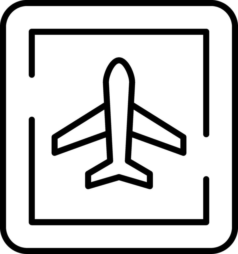 Flughafen Zeichen Vektor Symbol